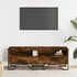 Kép 3/10 - Füstös tölgy színű szerelt fa TV-szekrény 122 x 34 x 41 cm
