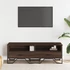 Kép 3/10 - Barna tölgy színű szerelt fa TV-szekrény 122 x 34 x 41 cm