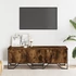 Kép 3/10 - Füstös tölgy színű szerelt fa TV-szekrény 122 x 34 x 41 cm