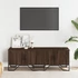 Kép 3/10 - Barna tölgy színű szerelt fa TV-szekrény 122 x 34 x 41 cm