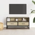 Kép 3/10 - Sonoma tölgyszínű szerelt fa és fém TV-szekrény 80x34,5x40 cm