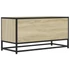 Kép 6/10 - Sonoma tölgyszínű szerelt fa és fém TV-szekrény 80x34,5x40 cm