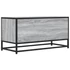 Kép 6/10 - Szürke sonoma színű szerelt fa és fém TV-szekrény 80x34,5x40 cm