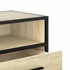 Kép 8/10 - Sonoma tölgy színű szerelt fa és fém TV-szekrény 100x34,5x40 cm