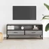 Kép 3/10 - Szürke sonoma színű szerelt fa és fém TV-szekrény 100x34,5x40cm