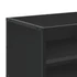 Kép 9/11 - Fekete szerelt fa és fém TV-szekrény 80x34,5x40 cm