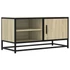 Kép 2/11 - Sonoma tölgyszínű szerelt fa és fém TV-szekrény 80x34,5x40 cm