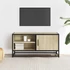 Kép 3/11 - Sonoma tölgyszínű szerelt fa és fém TV-szekrény 80x34,5x40 cm