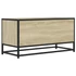 Kép 6/11 - Sonoma tölgyszínű szerelt fa és fém TV-szekrény 80x34,5x40 cm