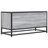 Kép 6/11 - Szürke sonoma színű szerelt fa és fém TV-szekrény 80x34,5x40 cm