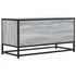 Kép 6/10 - Szürke sonoma színű szerelt fa és fém TV-szekrény 80x34,5x40 cm