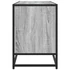 Kép 5/10 - Szürke sonoma színű szerelt fa és fém TV-szekrény 100x35x50 cm