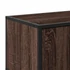 Kép 8/10 - Barna tölgy színű szerelt fa és fém TV-szekrény 100x35x50 cm