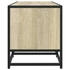 Kép 5/10 - Sonoma tölgy színű szerelt fa és fém TV-szekrény 100x35x41 cm