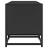 Kép 5/10 - Fekete szerelt fa és fém TV-szekrény 120x35x41 cm