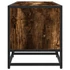 Kép 5/10 - Füstös tölgy színű szerelt fa és fém TV-szekrény 120x35x41 cm
