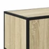 Kép 8/10 - Sonoma tölgy színű szerelt fa és fém TV-szekrény 160x35x41 cm