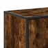 Kép 8/10 - Füstös tölgy színű szerelt fa és fém TV-szekrény 160x35x41 cm