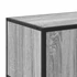 Kép 8/10 - Szürke sonoma színű szerelt fa és fém TV-szekrény 160x35x41 cm