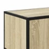 Kép 8/10 - Sonoma tölgy színű szerelt fa és fém TV-szekrény 150x35x41 cm