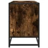 Kép 5/10 - Füstös tölgy színű szerelt fa és fém TV-szekrény 150x35x41 cm
