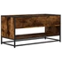 Kép 6/9 - Füstös tölgy színű szerelt fa és fém TV-szekrény 91x40x46 cm
