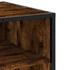 Kép 7/9 - Füstös tölgy színű szerelt fa és fém TV-szekrény 91x40x46 cm