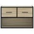 Kép 4/11 - Sonoma tölgy színű szerelt fa és fém TV-szekrény 60x31x39,5 cm