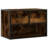 Kép 2/11 - Füstös tölgy fa és fém TV-szekrény 60 x 31 x 39,5 cm