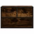 Kép 4/11 - Füstös tölgy fa és fém TV-szekrény 60 x 31 x 39,5 cm