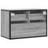 Kép 6/11 - Szürke sonoma színű szerelt fa TV-szekrény 60 x 31 x 39,5 cm
