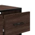 Kép 8/11 - Barna tölgy színű szerelt fa és fém TV-szekrény 60x31x39,5 cm