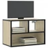 Kép 1/10 - Sonoma tölgy színű szerelt fa és fém TV-szekrény 60x31x39,5 cm