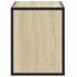 Kép 5/10 - Sonoma tölgy színű szerelt fa és fém TV-szekrény 60x31x39,5 cm