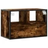 Kép 6/10 - Füstös tölgy színű szerelt fa és fém TV-szekrény 60x31x39,5 cm