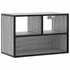 Kép 2/10 - Szürke sonoma színű szerelt fa TV-szekrény 60 x 31 x 39,5 cm
