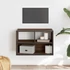 Kép 3/10 - Barna tölgy színű szerelt fa és fém TV-szekrény 60x31x39,5 cm