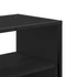 Kép 8/11 - Fekete szerelt fa és fém TV-szekrény 80x31x39,5 cm
