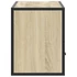 Kép 5/11 - Sonoma tölgy színű szerelt fa és fém TV-szekrény 80x31x39,5 cm