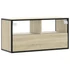 Kép 6/11 - Sonoma tölgy színű szerelt fa és fém TV-szekrény 80x31x39,5 cm