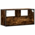 Kép 6/11 - Füstös tölgy színű szerelt fa és fém TV-szekrény 80x31x39,5 cm