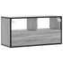 Kép 6/11 - Szürke sonoma színű szerelt fa és fém TV-szekrény 80x31x39,5 cm