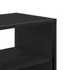 Kép 8/11 - Fekete szerelt fa és fém TV-szekrény 80x31x39,5 cm