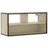 Kép 2/10 - Sonoma tölgy színű szerelt fa és fém TV-szekrény 80x31x39,5 cm
