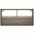 Kép 4/10 - Sonoma tölgy színű szerelt fa és fém TV-szekrény 80x31x39,5 cm