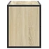 Kép 5/10 - Sonoma tölgy színű szerelt fa és fém TV-szekrény 80x31x39,5 cm