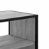 Kép 7/10 - Szürke sonoma színű szerelt fa és fém TV-szekrény 80x31x39,5 cm