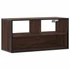 Kép 2/10 - Barna tölgy színű szerelt fa és fém TV-szekrény 80x31x39,5 cm
