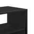 Kép 8/11 - Fekete szerelt fa és fém TV-szekrény 100x31x39,5 cm