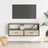 Kép 3/11 - Sonoma tölgy színű szerelt fa és fém TV-szekrény 100x31x39,5 cm